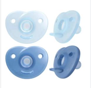 AVENT - 2PK SOOTHIE HEART 安撫奶嘴 藍色 3+