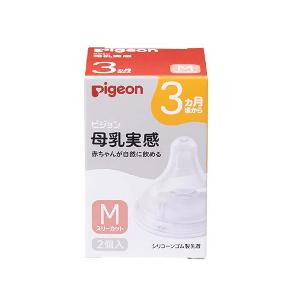 Pigeon 貝親 母乳實感寬口奶嘴 M