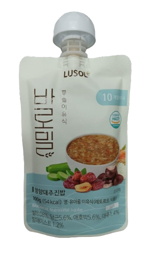 LUSOL-即食營養寶寶粥唧唧裝(紅棗&翠玉瓜&栗子) 7M+