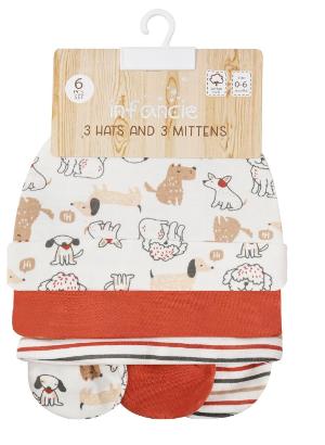 嬰兒手套帽仔套裝 (6pcs)