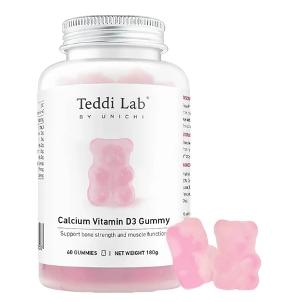 Unichi Calcium Vitamin D3 鈣維生素D3 小熊軟糖 60粒裝