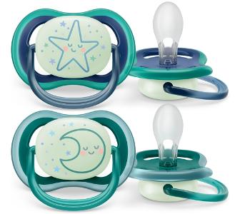 Ultra air 6-18m night soother 夜光奶嘴