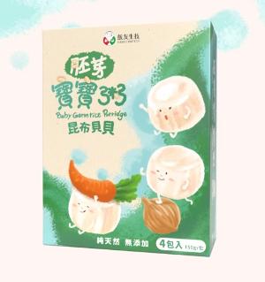 胚芽粥 - 昆布貝貝 150g x 4 (10M+)