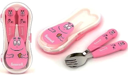 Barbapapa 不銹鋼叉匙組連盒