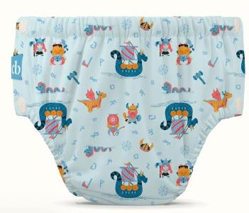 Reusable Swim Diaper Drawstring - The Vikings