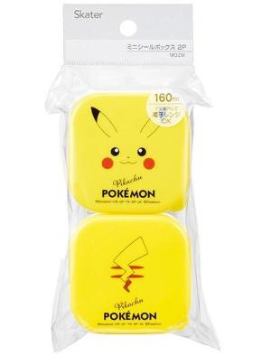 迷你方形保鮮盒2入組160ml - Pokemon