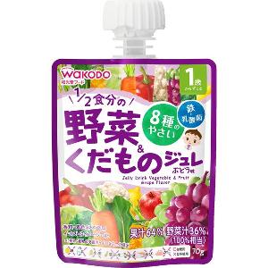 啫喱飲品 二份一蔬果 - 葡萄味 70g 12m+